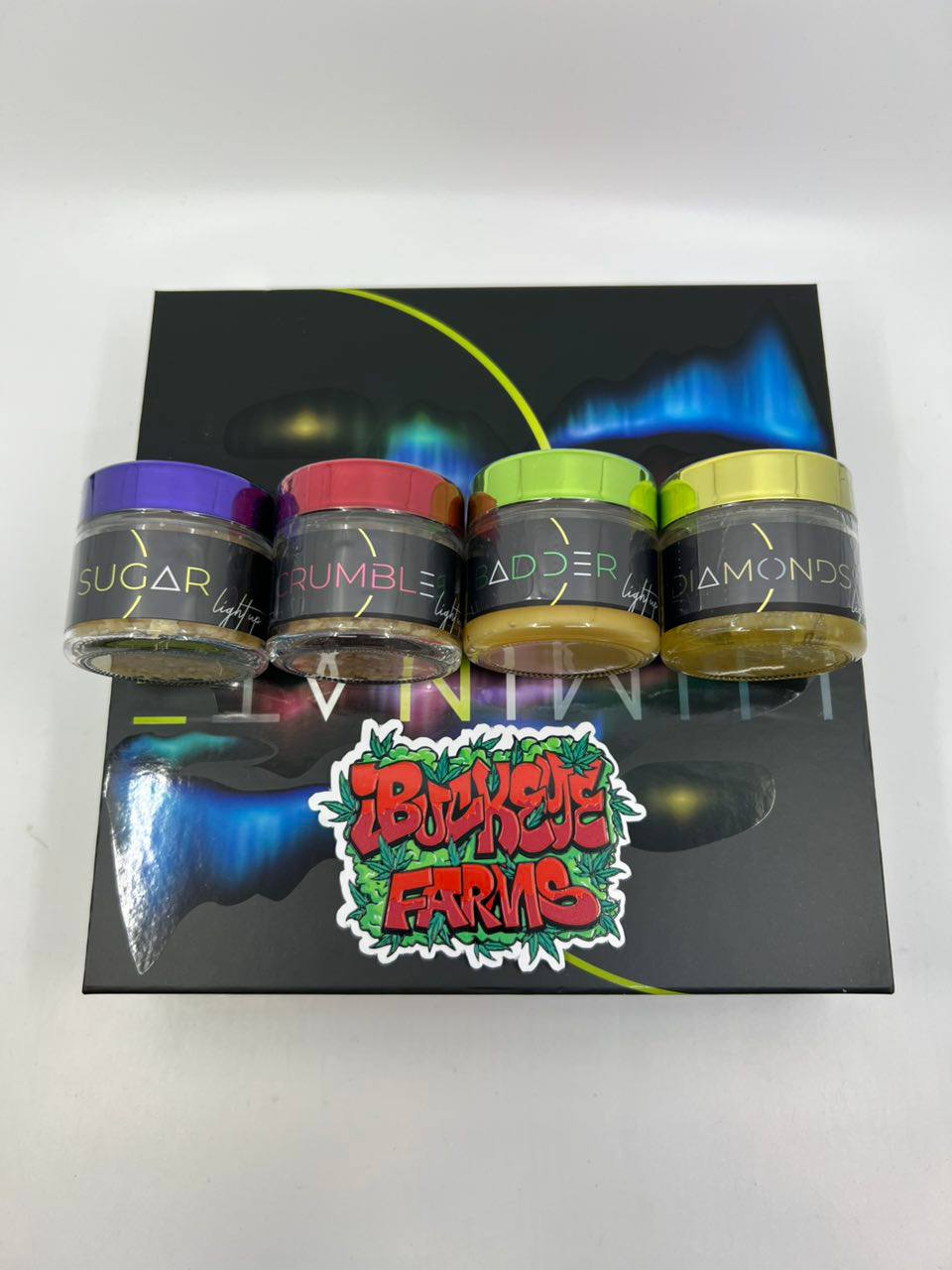 luminate extracts, luminate concentrates, luminate dabs, luminate shatter, luminate wax, live resin shatter