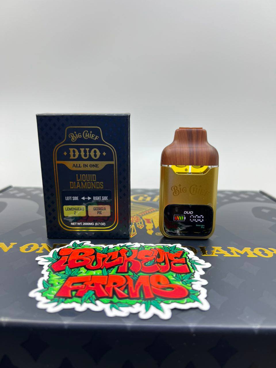 BIG CHIEF DUO LIQUID DIAMONDS ALL IN ONE DISPOSABLES