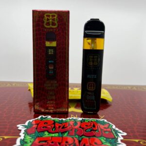 HITZ INFINITY EDITION 2 GRAM LIVE RESIN SUGAR LIQUID DIAMONDS DISPOSABLES