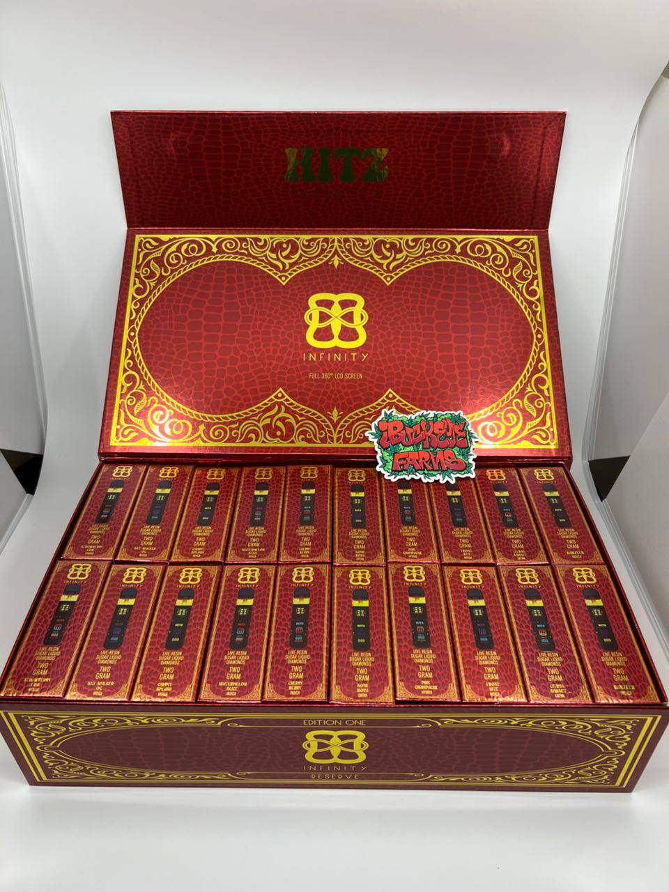 HITZ INFINITY EDITION 2 GRAM LIVE RESIN SUGAR LIQUID DIAMONDS DISPOSABLES - Image 2