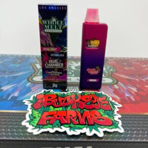 WHOLE MELT EXTRACTS DUAL CHAMBER 2 GRAM LIQUID DIAMONDS & LIVE RESIN DISPOSABLES