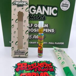 ORGANIC HABITS HALF GRAM LIVE ROSIN DISPOSABLE