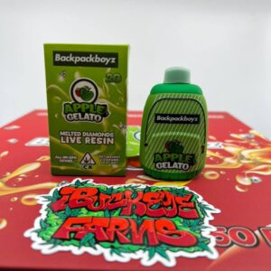 BACK PACK BOYZ 2 GRAM MELTED DIAMONDS LIVE RESIN DISPOSABLES