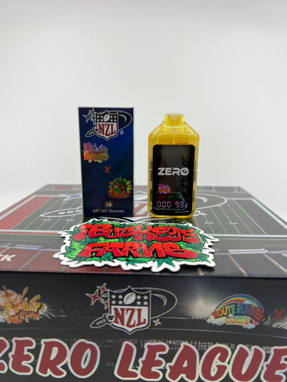 ZERO DUAL 2 GRAM LIVE RESIN DISPOSABLES NFL EDITION