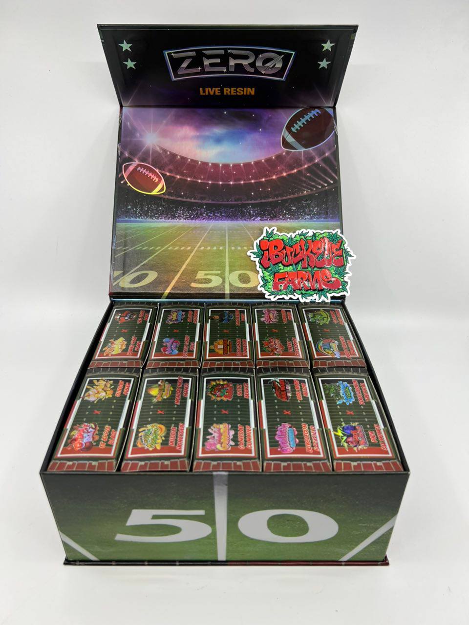 ZERO DUAL 2 GRAM LIVE RESIN DISPOSABLES NFL EDITION - Image 2