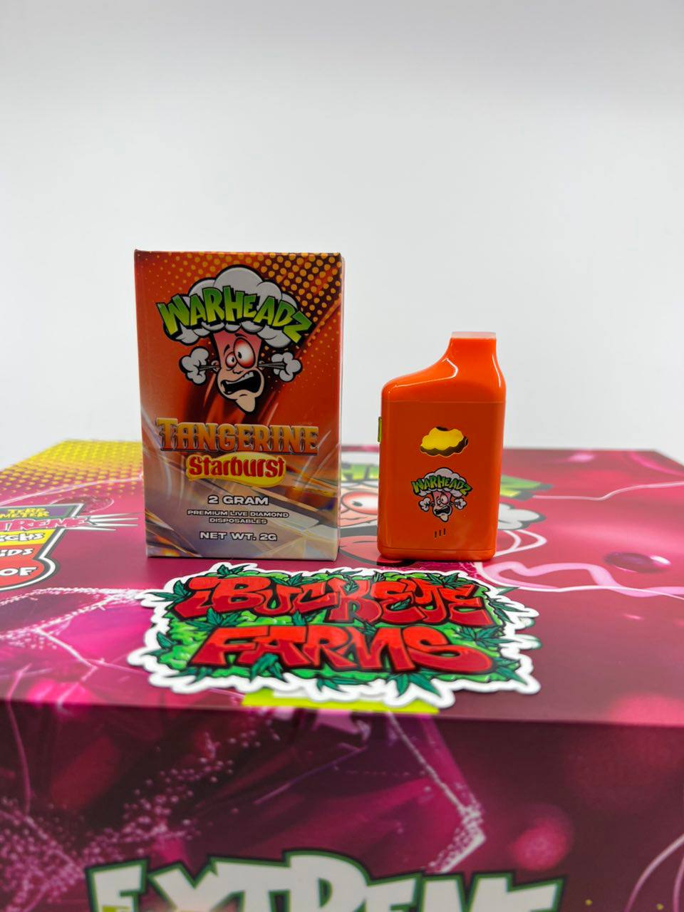 WARHEADZ 2 GRAM LIVE DIAMOND DISPOSABLES - 20 FLAVORS