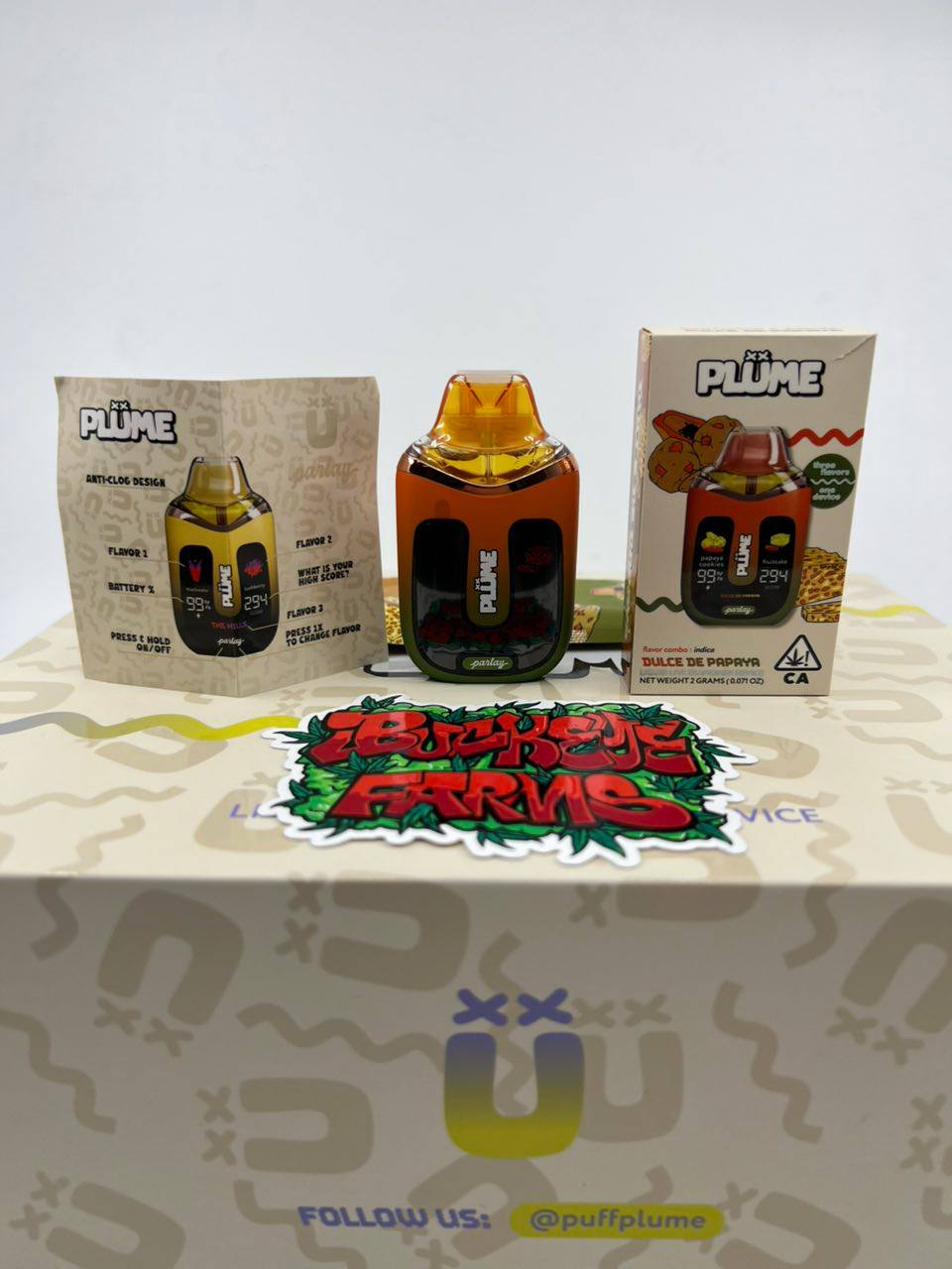 PLUME 2 GRAM LIQUID LIVE DIAMONDS DISPOSABLES