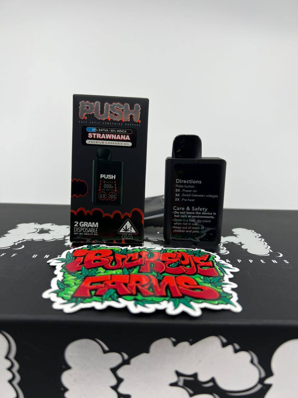 NEW PUSH 2 GRAM PREMIUM CANNABIS OIL DISPOSABLES